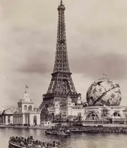 Eiffel tower history paris1889