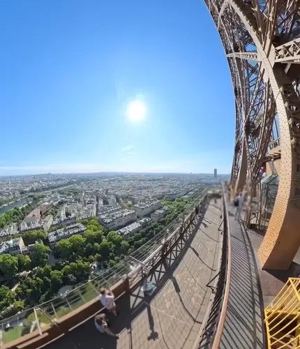 Eiffel Tower view from second floor